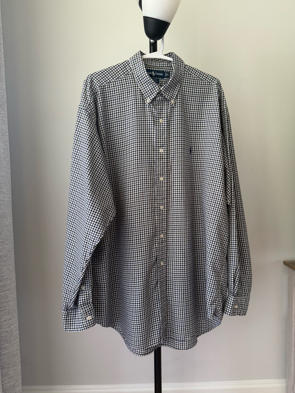 Ralph Lauren Blake Gingham Button Down Shirt Men’s XL